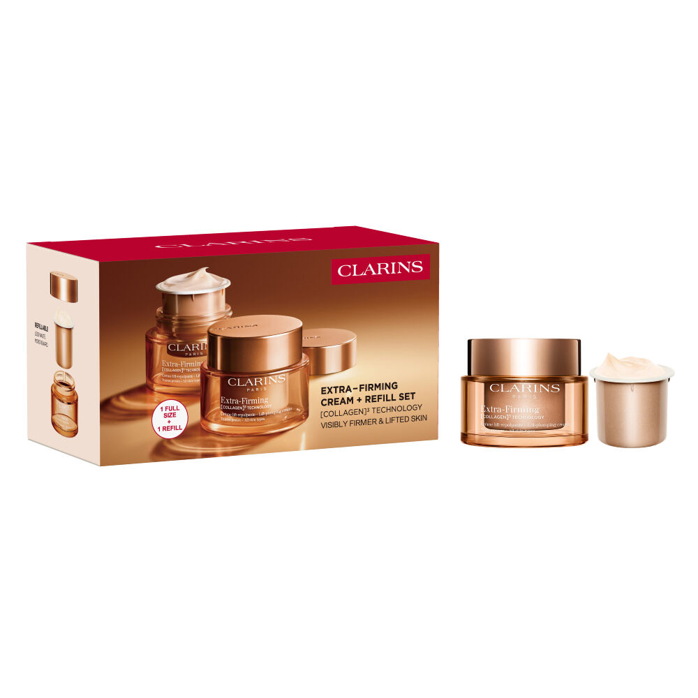 煥顏緊緻膠原日霜+補充瓶套組