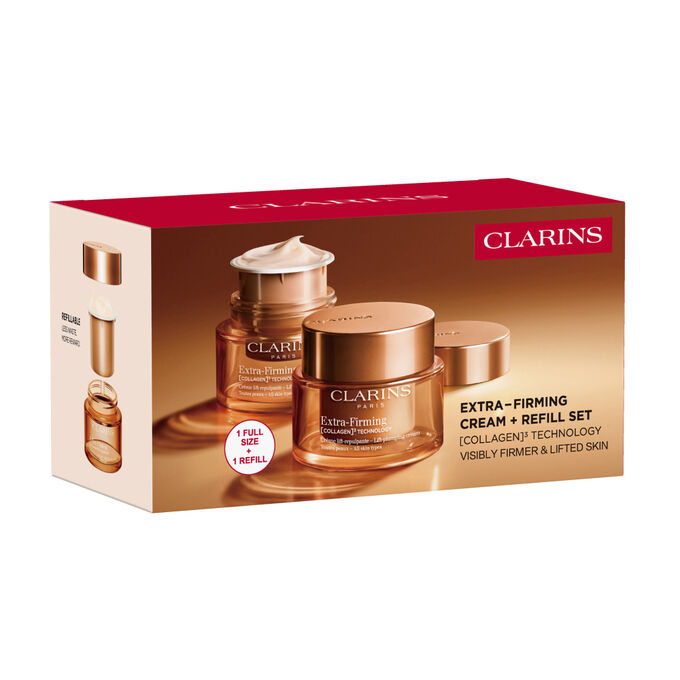 煥顏緊緻膠原日霜+補充瓶套組